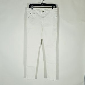 Rag & Bone Skinny White Blanc Jeans Women Size 31x30 NWT $195
